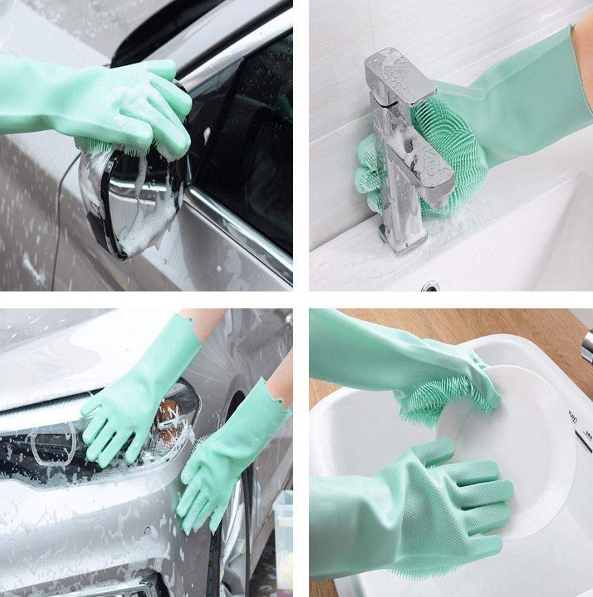 Gloves-Silicone Dish Washing Gloves,