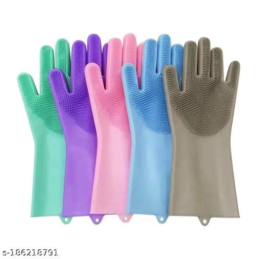 Silicone Kitchen Cleaning Gloves